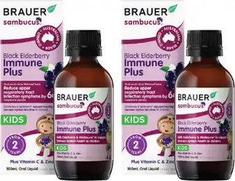 Brauer Sambucus Immune Plus For Kids Oral Liquid