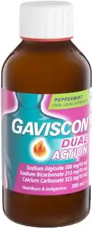Discount Drug Stores Gaviscon Dual Action Liquid Peppermint offer