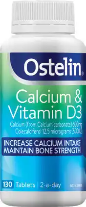 Discount Drug Stores Ostelin Calcium & Vitamin D3 130 Tablets offer