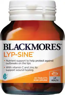 Discount Drug Stores Blackmores Lyp-Sine 30 Tablets offer