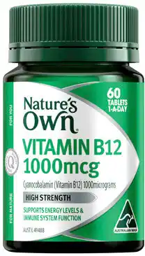 Discount Drug Stores Nature’s Own Vitamin B12 60 Tablets offer
