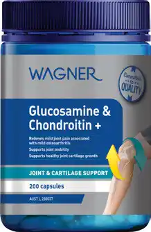 Discount Drug Stores Wagner Glucosamine & Chondroitin + 200 Capsules offer