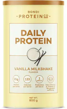 Discount Drug Stores Bondi Protein Co. Daily Protein Vanilla Milkshake Flavour offer