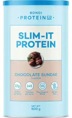 Discount Drug Stores Bondi Protein Co. Slim-It Protein Chocolate Sundae Flavour offer