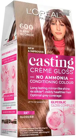 Discount Drug Stores L’Oréal Paris Casting Crème Gloss Hair Colour - 600 Dark Blonde offer