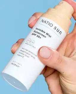 Discount Drug Stores Natio Invisible Mist Sunscreen SPF 50+ offer