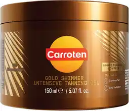 Discount Drug Stores Carroten Gold Shimmer Intensive Tanning Gel offer