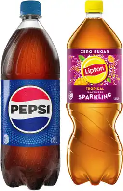 IGA Lipton Sparkling or Pepsi 1.25 Litre Selected Varieties offer