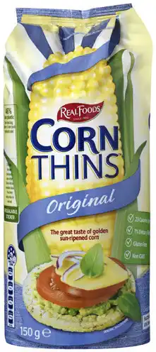 IGA Real Foods Corn Thins Selected Varieties offer