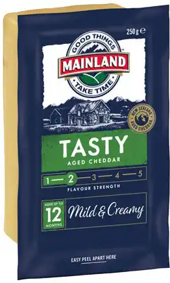 IGA Mainland Block Cheese 200‑250g Selected Varieties offer