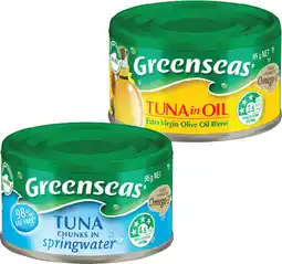 IGA Greenseas Tuna Selected Varieties offer