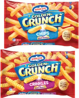 IGA Birds Eye Golden Crunch Chips Selected Varieties offer