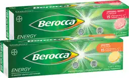 IGA Berocca Energy Effervescent Tablets* Selected Varieties offer