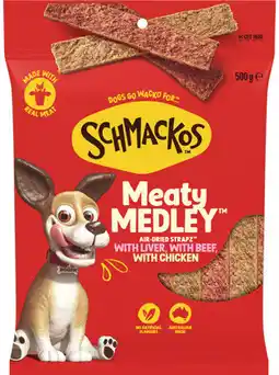 IGA Schmackos Strapz Dog Treats Selected Varieties offer