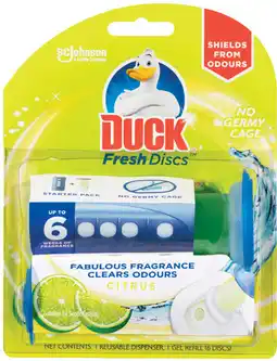 IGA Duck Fresh Discs Toilet Cleaner Selected Varieties offer