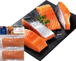 IGA Global Seafoods Salmon Skin On Portions Twin Pack offer