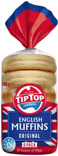 IGA Tip Top Muffins Selected Varieties offer