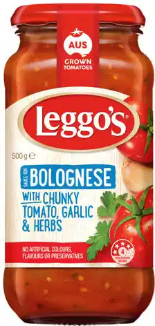 IGA Leggo’s Pasta Sauce Selected Varieties offer