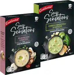 IGA Continental Soup Sensations 2 Serve Selected Varieties offer
