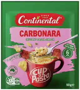 IGA Continental Cup a Pasta 50‑59g Selected Varieties offer