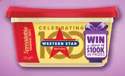 IGA Western Star Spreadable Selected Varieties offer