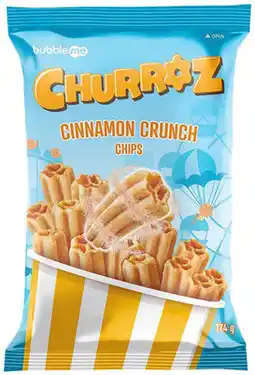 IGA Bubbleme Churroz Cinnamon Crunch Chips offer