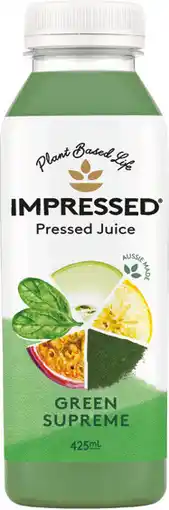 IGA Impressed Pressed Juice Selected Varieties offer