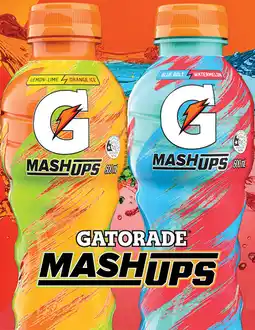 IGA NEW Gatorade MashUps Lemon‑Lime & Orange Ice or Blue Bolt & Watermelon 600mL offer