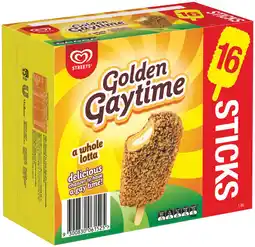 IGA Streets Golden Gaytime Ice Cream Sticks 16 Pack or Family Value 20 Pack offer