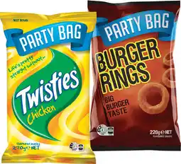 IGA Tasty Mix Party Bags 190‑270g Selected Varieties offer