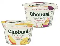 IGA Chobani Greek Yogurt Pot Selected Varieties offer