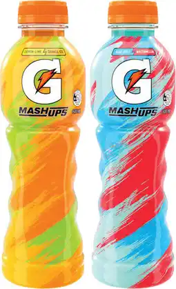 IGA Gatorade Blue Bolt Watermelon or Lemon Lime Orange 600mL offer