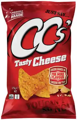 IGA CC’s Corn Chips or The Natural Chip 175g Selected Varieties offer