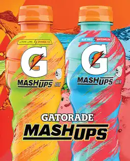 IGA NEW Gatorade MashUps Lemon‑Lime & Orange Ice or Blue Bolt & Watermelon 600mL offer