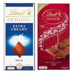 IGA Lindt Chocolate Block Selected Varieties offer