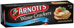 IGA Arnott’s Water Crackers 125g or Vita‑Weat Crackers 130‑140g Selected Varieties offer