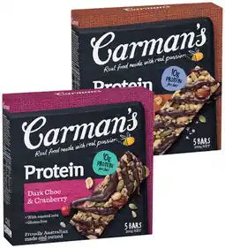 IGA Carman’s Protein Bars Selected Varieties offer