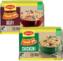 IGA Maggi 2 Minute Noodles Selected Varieties offer