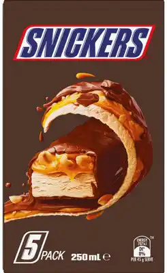 IGA Snickers Frozen Dessert Bars offer