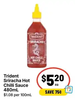 Ritchies Trident Sriracha Hot Chilli Sauce offer