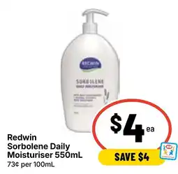 Ritchies Redwin Sorbolene Daily Moisturiser offer