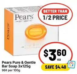 Ritchies Pears Pure & Gentle Bar Soap offer