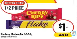 Ritchies Cadbury Medium Bar offer