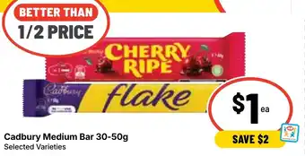Cadbury Medium Bar
