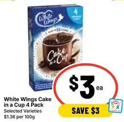 Ritchies White Wings Cake in a Cup offer