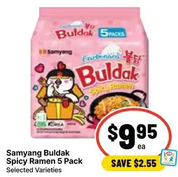 Ritchies Samyang Buldak Spicy Ramen 5 Pack offer