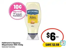 Ritchies Hellmann's Squeezy Mayonnaise offer