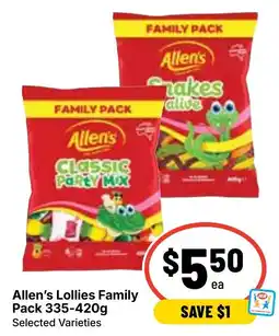 Ritchies Allen's Lollies Family Pack Selected Varieties offer