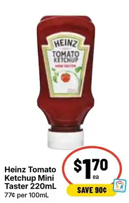 Ritchies Heinz Tomato Ketchup Mini Taster offer