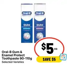 Ritchies Oral-B Gum & Enamel Protect Toothpaste offer